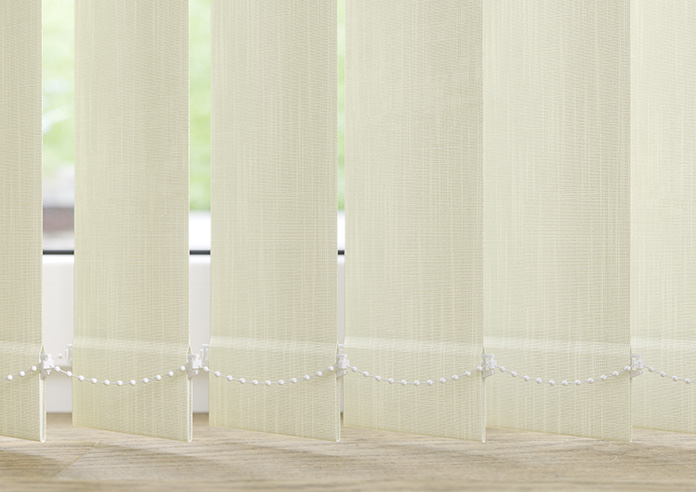 Brindisi, White Chocolate - Vertical Blind Slats - Image 3
